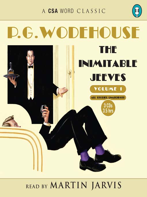 Cover image for The Inimitable Jeeves, volume 1